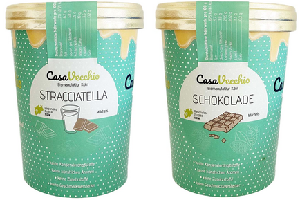 Zwei Speiseeisbecher von CasaVecchio
